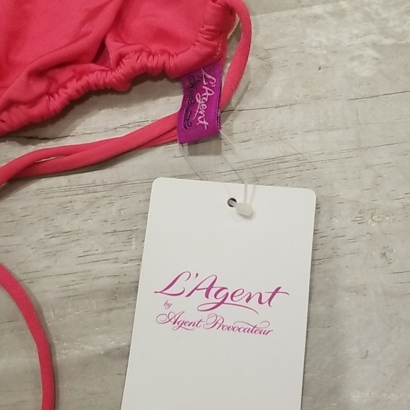 💕L'AGENT by AGENT PROVOCATEUR💕 Robbie Bikini TOP - Picture 9 of 10
